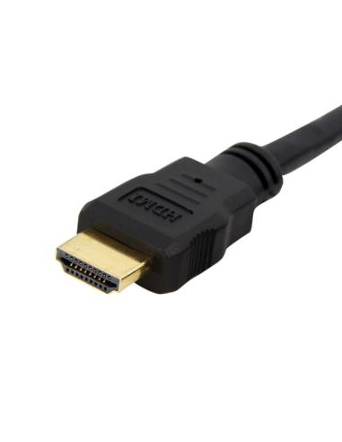 StarTech.com Cable Adaptador de 0,9m HDMI Hembra a Macho, Cable HDMI de Alta Velocidad 4K de Montaje en Panel, HDMI UHD 4K 30Hz,