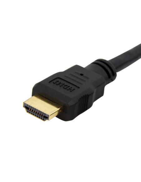 StarTech.com Cable Adaptador de 0,9m HDMI Hembra a Macho, Cable HDMI de Alta Velocidad 4K de Montaje en Panel, HDMI UHD 4K 30Hz,