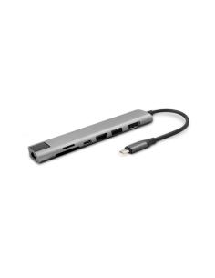 Epico 9915112100071 hub de interfaz USB Tipo C 5000 Mbit/s Gris 2