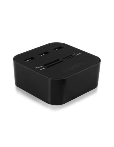 Ewent EW1044 lector de tarjeta USB 2.0 Negro