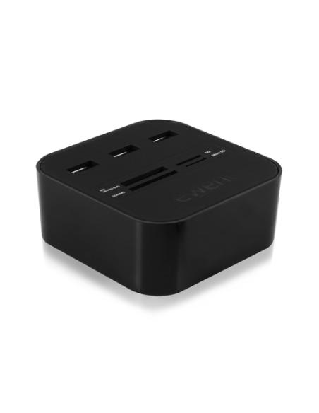 Ewent EW1044 lector de tarjeta USB 2.0 Negro