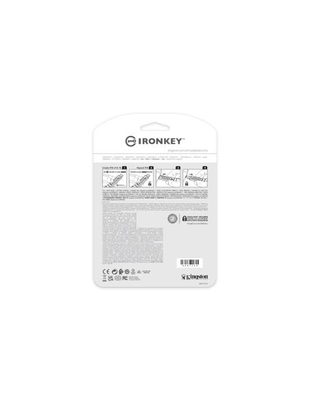 Kingston Technology IronKey Keypad 200 de 64 GB, FIPS 140-3 nivel 3 cifrado AES-256