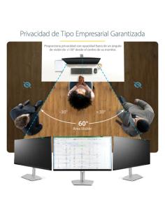 StarTech.com Filtro de Privacidad de 22 Pulgadas 16:9 para Monitor - Pantalla de Privacidad Protector Anti Brillo - Anti Luz Azu
