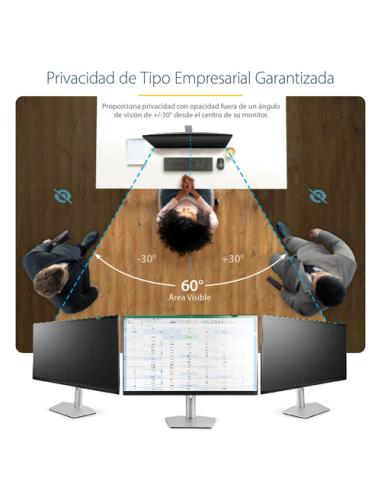StarTech.com Filtro de Privacidad de 22 Pulgadas 16:9 para Monitor - Pantalla de Privacidad Protector Anti Brillo - Anti Luz Azu