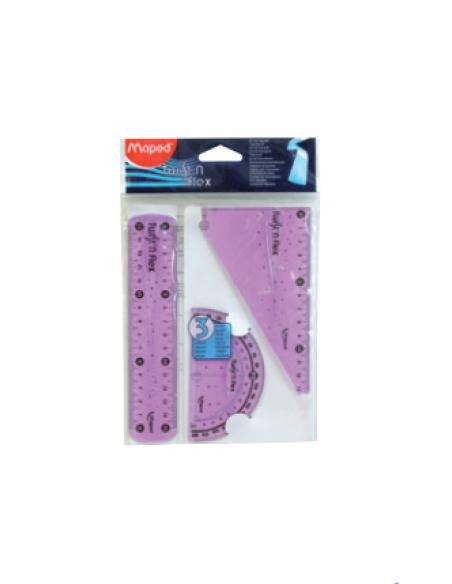Maped 895024 juego de reglas 3 pieza(s)
