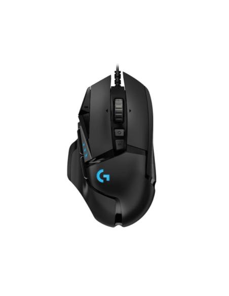 RATON GAMING LOGITECH G G502 HERO / USB / 25600 DPI / 11 BOTONES PROGRAMABLES / LIGHTSYNC RGB / 910-005470