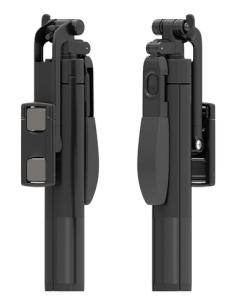 AISENS Palo Tripode Para Selfie Con Mando A Distancia Bluetooth 3 En 1, Negro