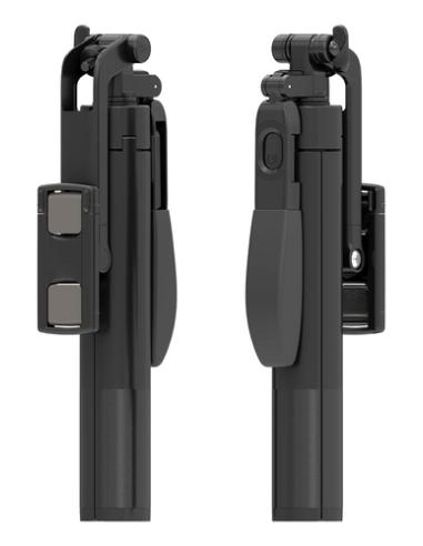 AISENS Palo Tripode Para Selfie Con Mando A Distancia Bluetooth 3 En 1, Negro