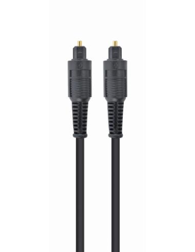 Gembird Toslink, 3m cable de audio Negro
