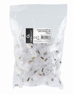 Gembird LC-8P8C-001/100 conector 8P8C (RJ-45) Transparente