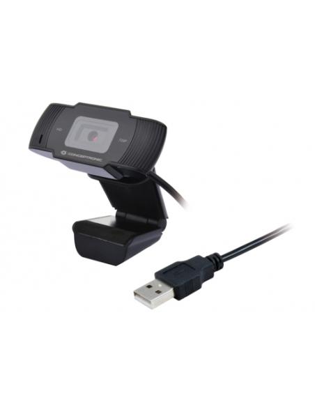 Conceptronic AMDIS03B cámara web 1280 x 720 Pixeles USB 2.0 Negro