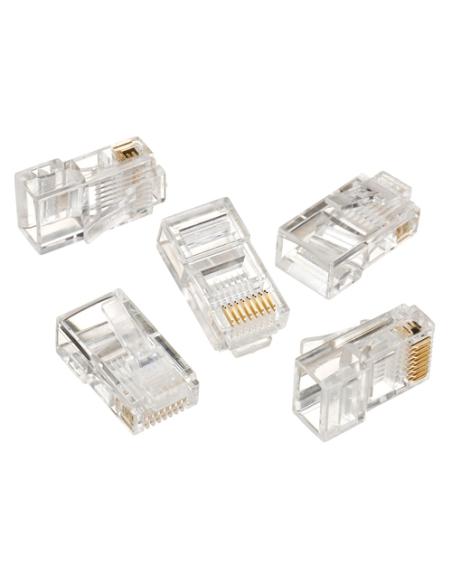 Gembird LC-8P8C-001/50 conector RJ-45 Transparente