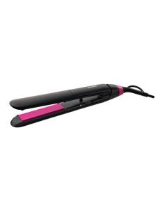 Philips StraightCare Essential BHS375/00 Utensilio de peinado Cepillo alisador Caliente Negro, Rosa 1,8 m