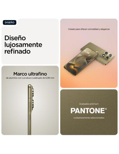 Motorola signature 17,2 cm (6.78") SIM doble Android 16.0 5G USB Tipo C 16 GB 512 GB 5200 mAh Oro
