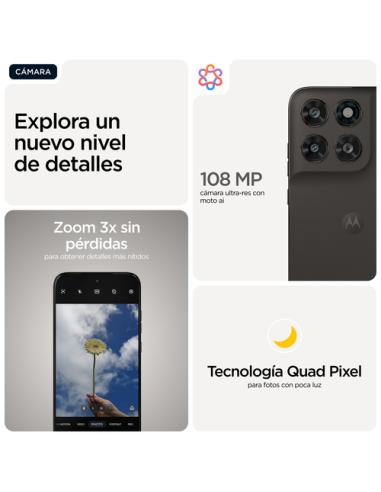 Motorola moto g77 17,3 cm (6.8") Ranura híbrida Dual SIM Android 16.0 5G USB Tipo C 8 GB 256 GB 5200 mAh Negro