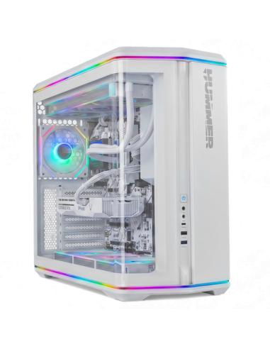 NOX Hummer Semitorre ATX cristal curvo ARGB Blnc