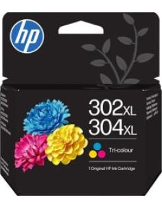 tinta 302xl / 304xl tricolor 300 paginas aproximadamente (sustituye a f6u67ae y n9k07ae)
