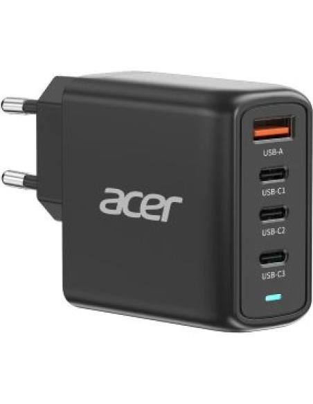 cargador para portatil smartphone y tablets 100w gan 1 x usb-a 3 x usb-c incluye un cable de carga rapida usb-c 2 metros