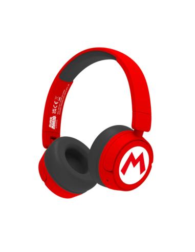 OTL Technologies Super Mario Auriculares Inalámbrico y alámbrico Diadema Música USB Tipo C Bluetooth Rojo, Negro