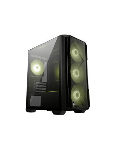MSI MAG FORGE M120R AIRFLOW carcasa de ordenador Mini Tower Negro, Transparente