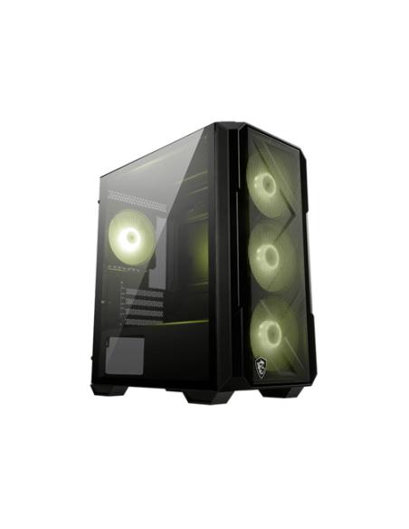 MSI MAG FORGE M120R AIRFLOW carcasa de ordenador Mini Tower Negro, Transparente