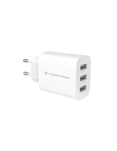 Conceptronic ALTHEA13W cargador de dispositivo móvil Universal Blanco Corriente alterna Interior
