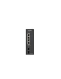 D-Link DIS-210G-06P switch Gestionado L2/L3 Gigabit Ethernet (10/100/1000) Energía sobre Ethernet (PoE) DIN rail Negro