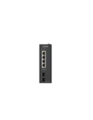D-Link DIS-210G-06P switch Gestionado L2/L3 Gigabit Ethernet (10/100/1000) Energía sobre Ethernet (PoE) DIN rail Negro