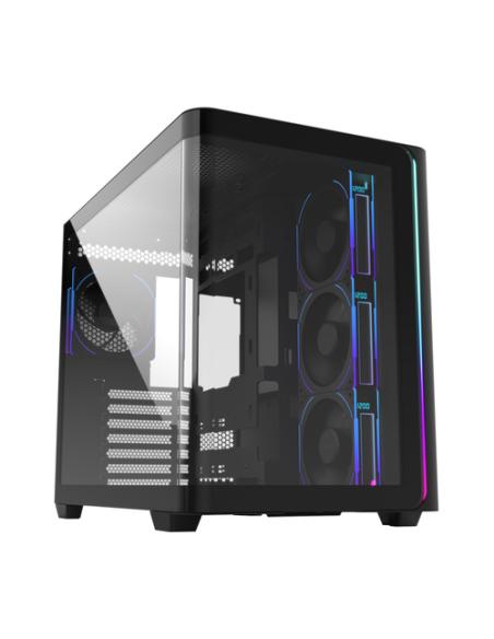 FSP M580-BP Plus Carcasa Midi Tower mITX, mATX Negro ARGB