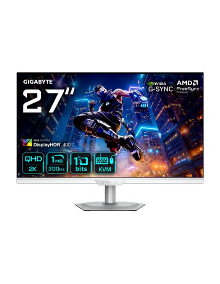 GIGABYTE M27Q2 QD ICE Monitor Gaming 27” QHD - 2560 x 1440, 200Hz, 1ms, 350 cd/m², FreeSync Premium, Display HDR400, HDMI 2.0, D