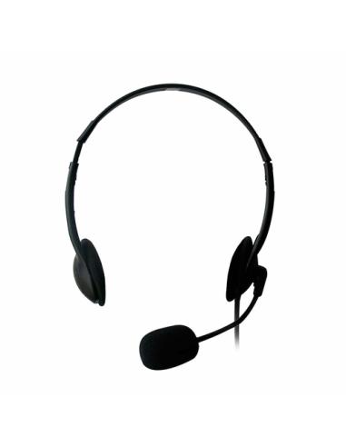 Ewent EW3563 auricular y casco Auriculares Alámbrico Diadema Llamadas/Música Negro