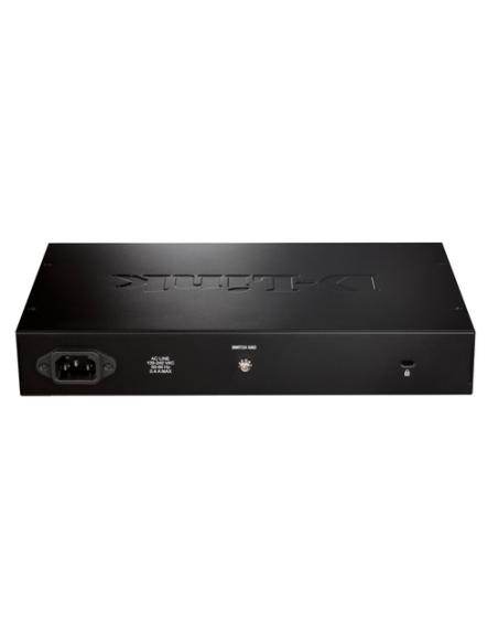 D-Link DGS-1016D/E switch No administrado Negro, Metálico