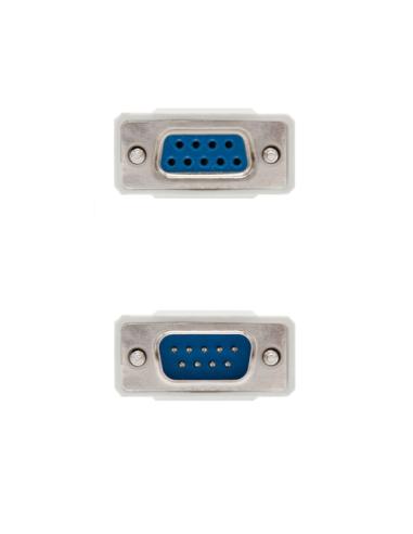 Nanocable 10.14.0502 cable de serie Beige 1,8 m DB9