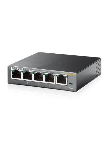 TP-Link TL-SG105E Gestionado L2 Gigabit Ethernet (10/100/1000) Negro