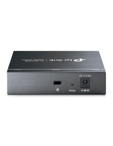 TP-Link TL-SG105E Gestionado L2 Gigabit Ethernet (10/100/1000) Negro