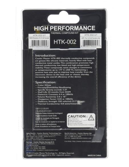 Cooler Master HTK-002 compuesto disipador de calor Pasta térmica 4,5 W/m·K