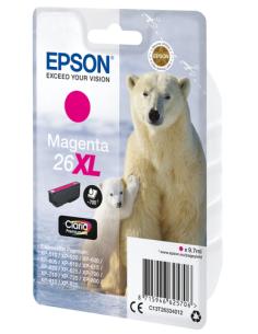 Epson C13T26334012 Polar bear Cartucho 26XL magenta, Alto rendimiento (XL), Magenta, Tinta a base de pigmentos, 9,7 ml, 1 2