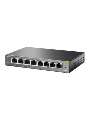 TP-Link TL-SG108PE Gestionado L2 Gigabit Ethernet (10/100/1000) Energía sobre Ethernet (PoE) Negro