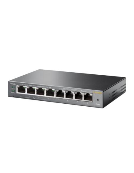 TP-Link TL-SG108PE Gestionado L2 Gigabit Ethernet (10/100/1000) Energía sobre Ethernet (PoE) Negro