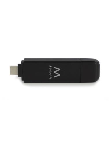 Ewent EW1075 lector de tarjeta USB 3.2 Gen 1 (3.1 Gen 1) Type-A/Type-C Negro