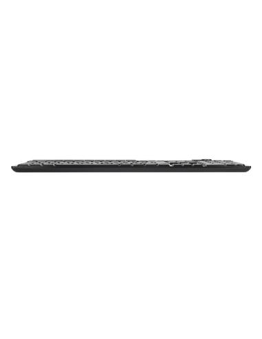 UNYKAch A 2930 teclado Hogar USB QWERTY Negro, Plata
