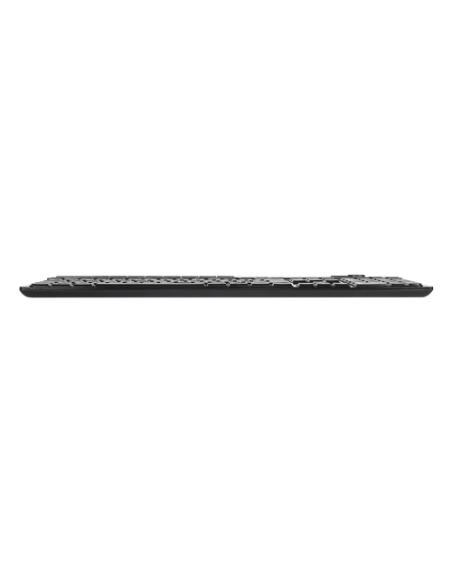 UNYKAch A 2930 teclado Hogar USB QWERTY Negro, Plata