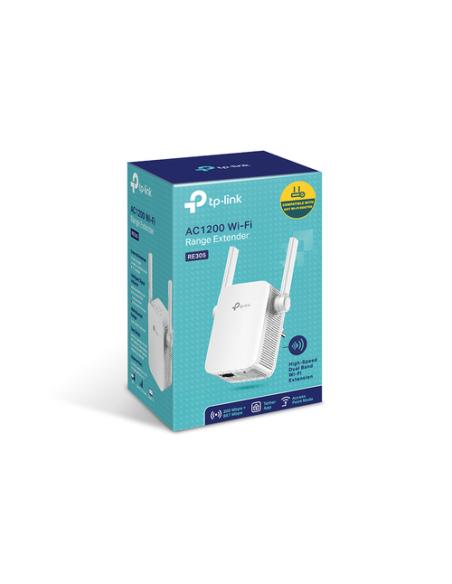 TP-Link RE305 ampliador de red Repetidor de red Blanco 10, 100 Mbit/s