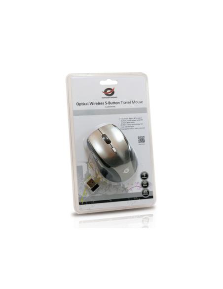 Conceptronic CLLM5BTRVWL ratón Viajes mano derecha RF inalámbrico Óptico 1600 DPI