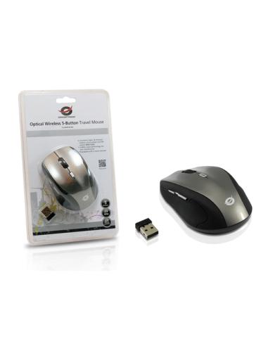 Conceptronic CLLM5BTRVWL ratón Viajes mano derecha RF inalámbrico Óptico 1600 DPI