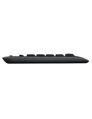 Logitech Wireless Combo MK330 teclado Ratón incluido Oficina USB QWERTY Internacional de EE.UU. Negro