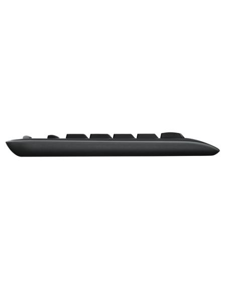Logitech Wireless Combo MK330 teclado Ratón incluido Oficina USB QWERTY Internacional de EE.UU. Negro