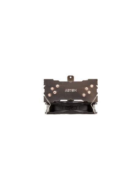 ABYSM Snow IV Procesador Enfriador 12 cm Negro, Blanco