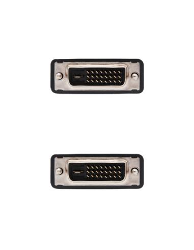 Nanocable 5m DVI/DVI cable DVI Negro