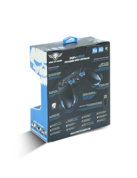 Spirit of Gamer SOG-WXGP4 mando y volante Negro USB 2.0 Gamepad Analógico/Digital PC, PlayStation 4, Playstation 3